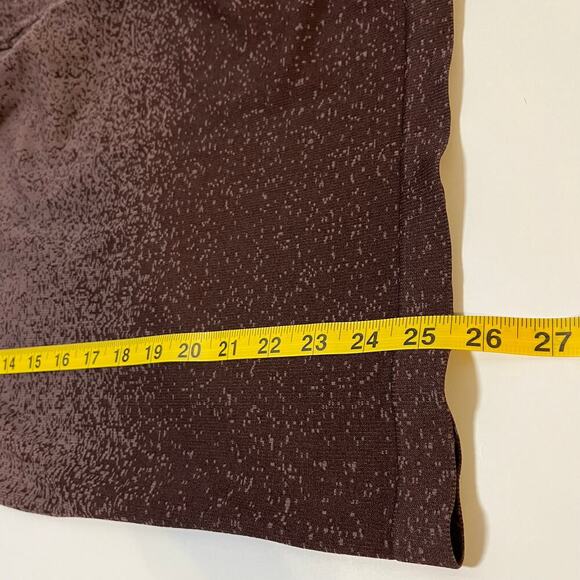 Athleta Flurry Blizzard Gradient Turtleneck Sweater Top Purple Size Small Ribbed - Picture 10 of 10